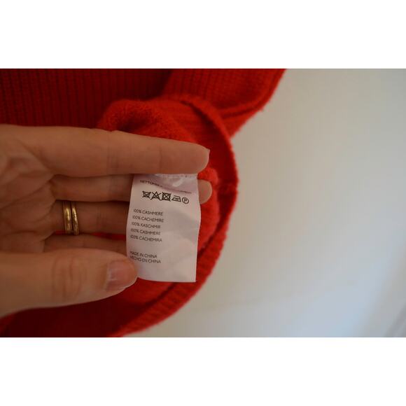 Anthropologie The Enza Oversized Ribbed Cashmere Vest Size Small - Picture 5 of 6